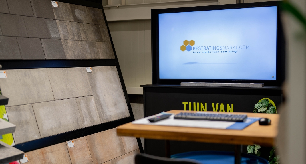 Showpresentatie van Bestratingsmarkt