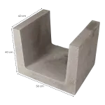 40x50x40 grijs element