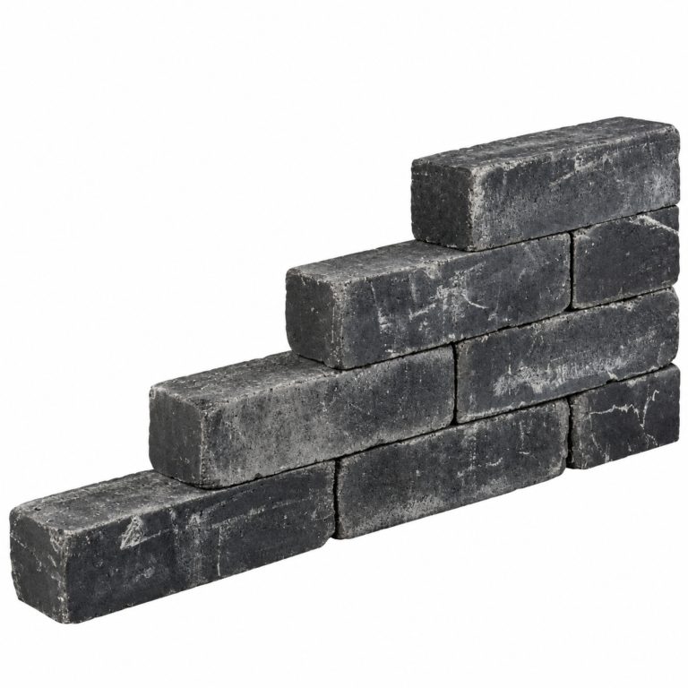 Blockstone 60x15x15 cm Black
