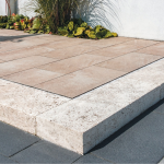 Natuursteen Traptrede Travertino Antique 35x15x100 cm