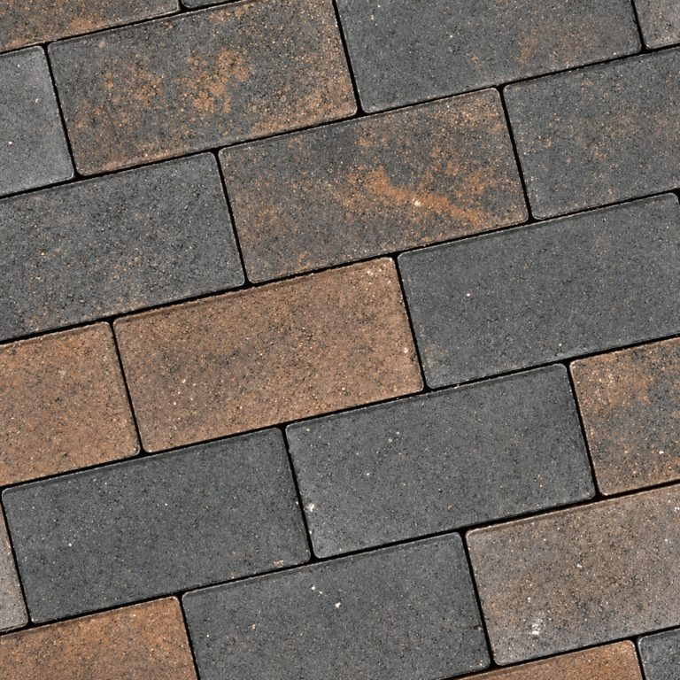 Redsun Basic Betonklinkers 10,5×10,5×8 cm Bruin-Zwart