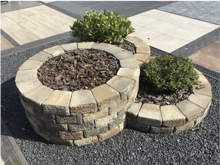 Pilestone Bloembak 210x210x50 cm Kilimanjaro