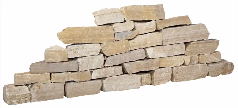 Natuursteen Stapelblok Bourgogne Geel 10-15 cm