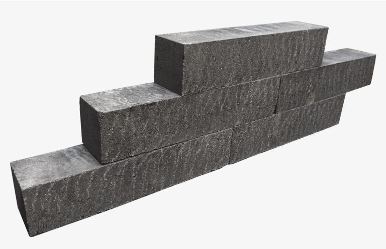 Blockstone 45x15x15 cm Black