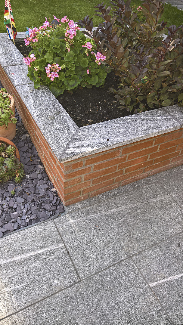 Natuursteen Juparana Piazzo Waterjet Linea 40x60x3 cm tegel