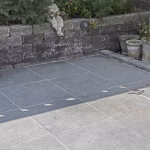 Natuursteen Black Beauty Basic 60x60x3 cm tuintegel