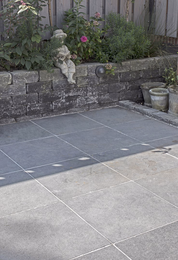 Natuursteen Black Beauty Basic 60x60x3 cm tuintegel