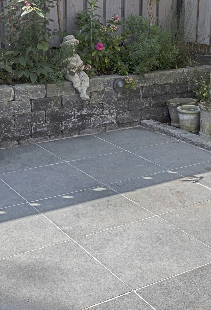 Natuursteen Black Beauty Basic 60x60x3 cm tuintegel