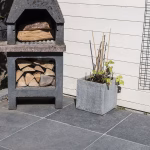 Natuursteen Black Beauty Basic 60x60x3 cm terrastegel