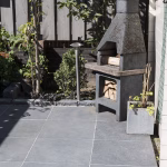 Natuursteen Black Beauty Basic 60x60x3 cm tuintegel