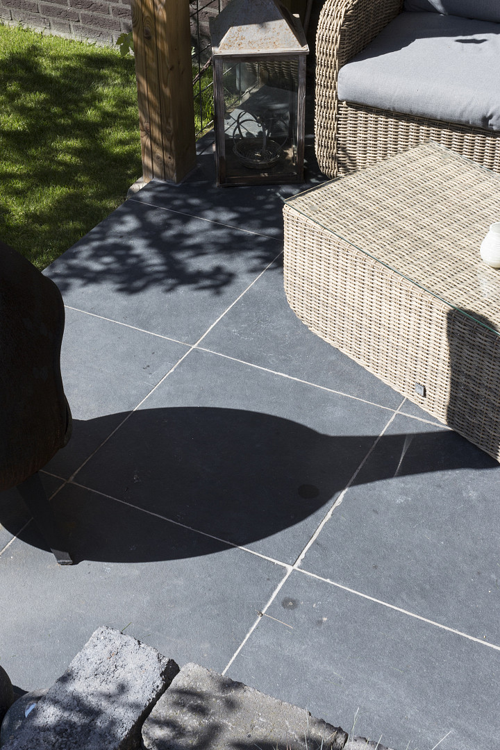 Natuursteen Black Beauty Basic 60x60x3 cm tuintegels