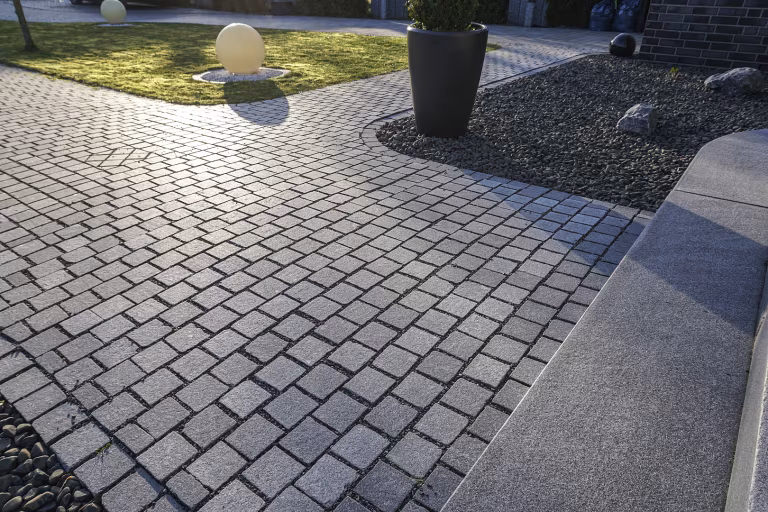 Natuursteen Kinderkoppen Graniet Grey Piazzo 10x10x8 cm