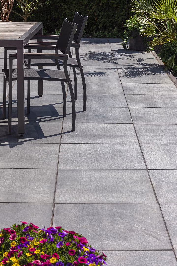 Natuursteen Tahiti Blue Piazzo Elegance Linea 60x60x3 cm terrastegel