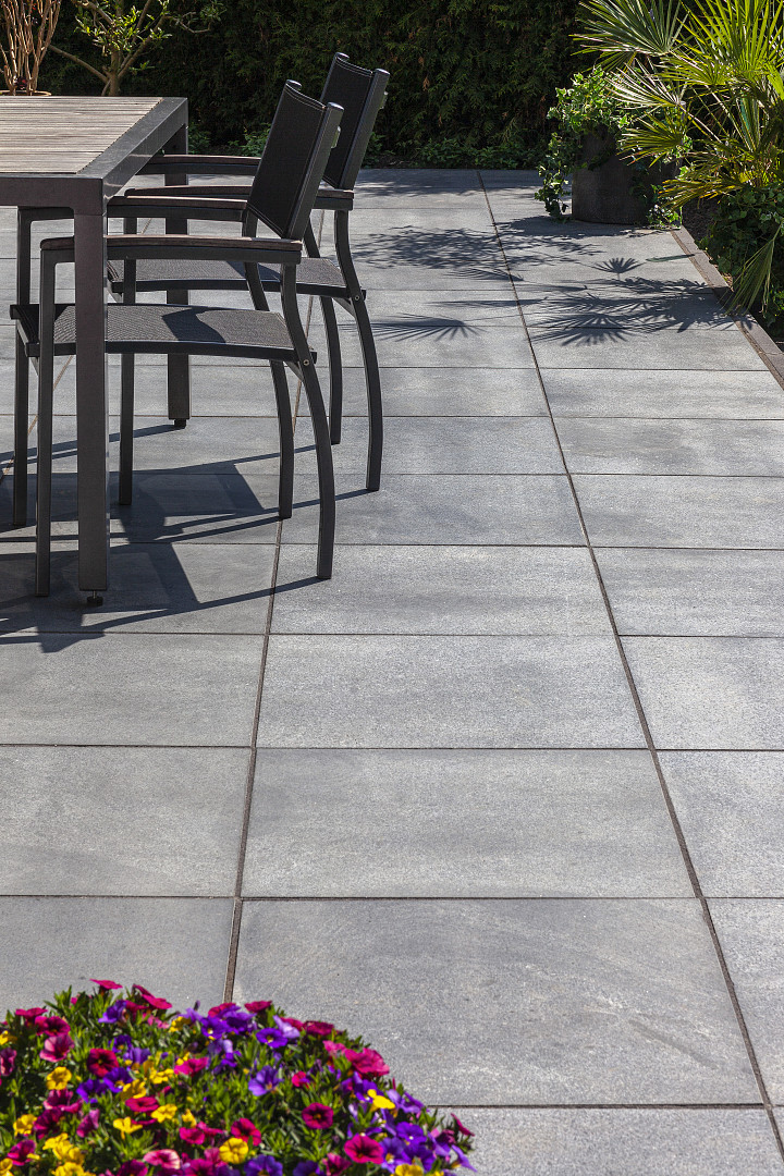 Natuursteen Tahiti Blue Piazzo Elegance Linea 60x60x3 cm terrastegel