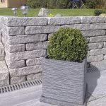 Natuursteen Graniwall Grey Rockface 40x16x8 cm tuinmuur