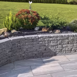 Natuursteen Graniwall Grey Rockface 40x16x8 cm border
