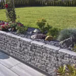 Natuursteen Graniwall Grey Rockface 40x16x8 cm borderrand