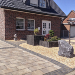 Natuursteen Palissade Black Pearl Basic 12x12x100 cm border