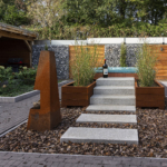 Natuursteen Traptrede Graniet Lichtgrijs Piazzo Linea 35x15x100 cm trap