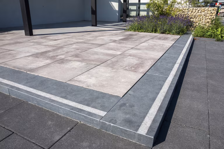 Natuursteen Traptrede Blue Moon Antislip Linea 35x15x100 cm verhoging