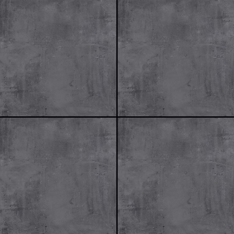 SolidSquare 60x60x3 Puzzolato Nero