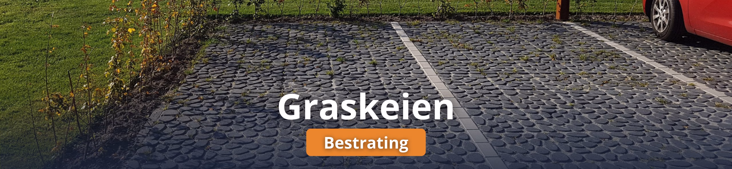 Bestrating - Graskeien