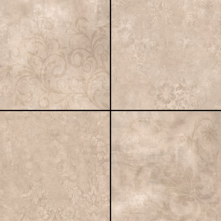 Kera Twice 60×60 Fiammato Taupe Decor