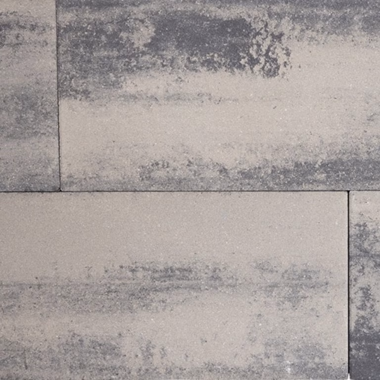Patio Square 40x80x4 cm nero/grey