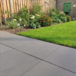 Patio square 60x60x4 cm Black sfeer2