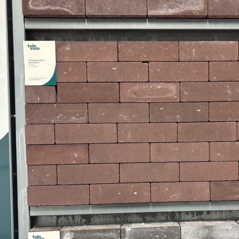 Strackstone Kera GRN+ Dikformaat 21x7x8 vlak elleboogverband rood-bruin PL2