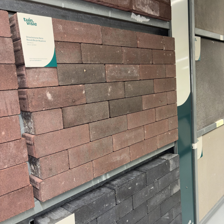 Strackstone Kera GRN+ Dikformaat 21x7x8 vlak elleboogverband rood_bruin genuanceerd PL2