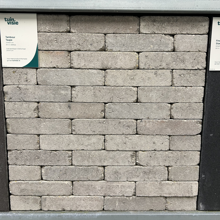Tambour waalformaat Taupe