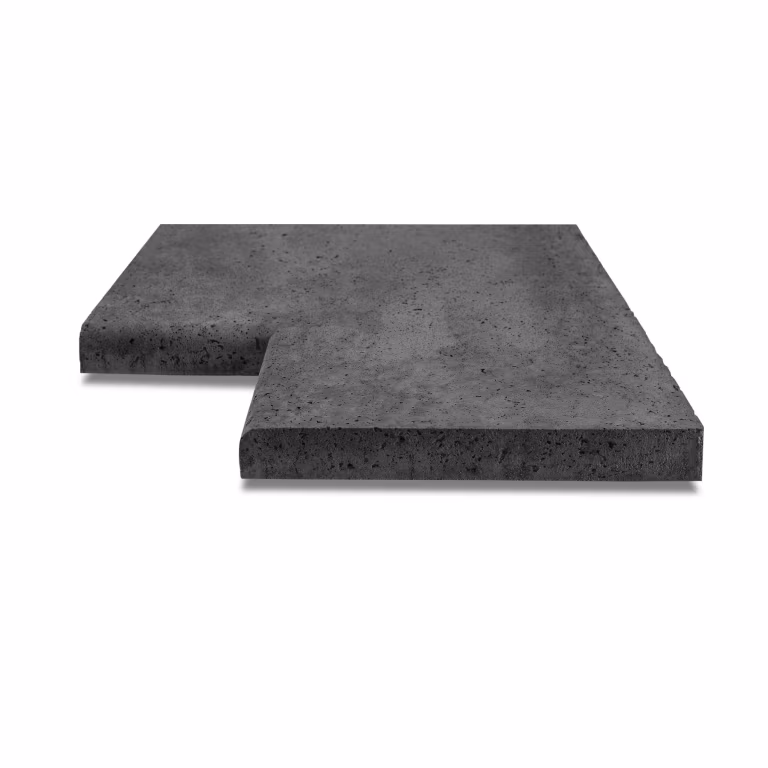 ArtiStone Zwembadrand Hoekstuk 100x40x5 Carbon