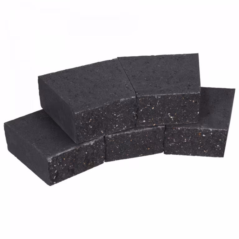 Gardenwall stapelblok 15,5-22×18,5×10 Nero