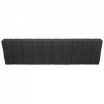 Quadroband palissade 8x25x100 zwart (2)