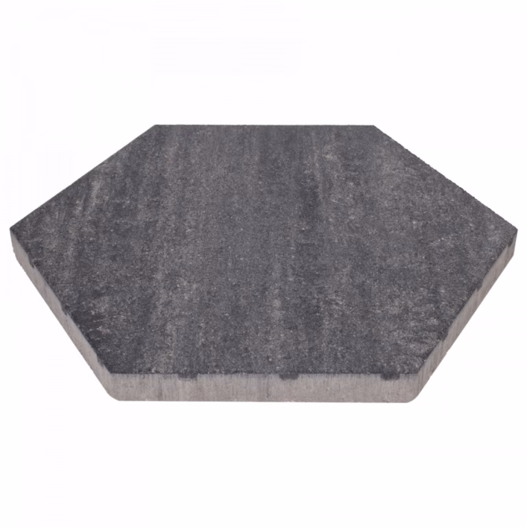 Soft Comfort Zeskant 60x60x4 Grijs_Zwart