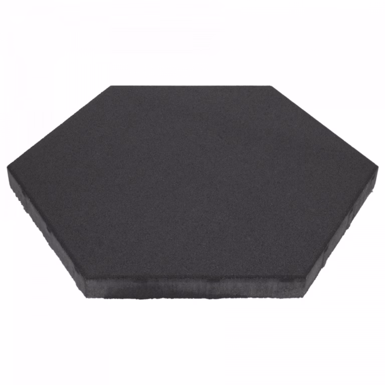 Soft Comfort Zeskant 60x60x4 Nero