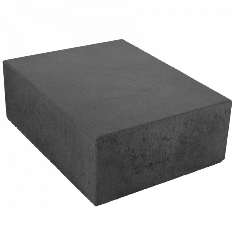 Traptrede massief 50x40x18 Antraciet