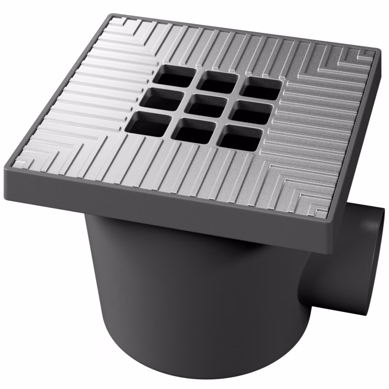 Ultra Drain Afvoerput Silver