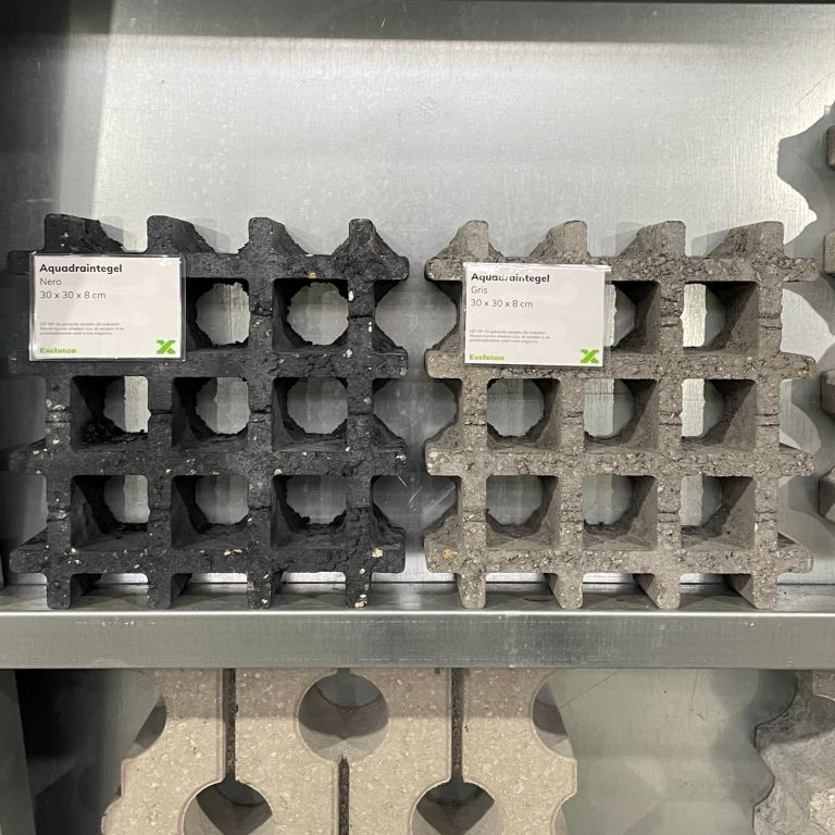 Aqua drain tegel 30x30x8 cm nero