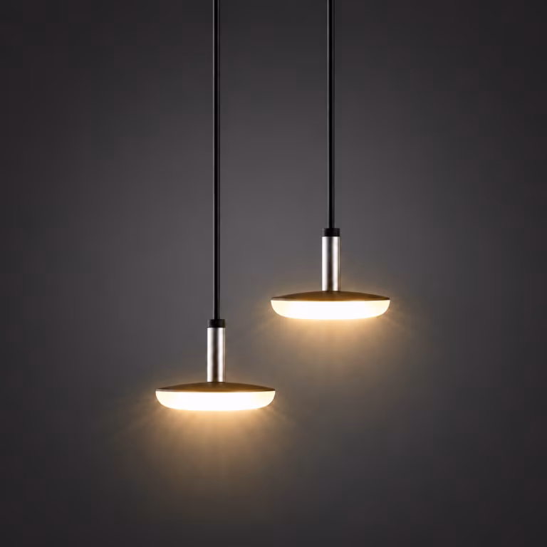 In lite Sway Pendant Duo Pearl Grey 100-230V