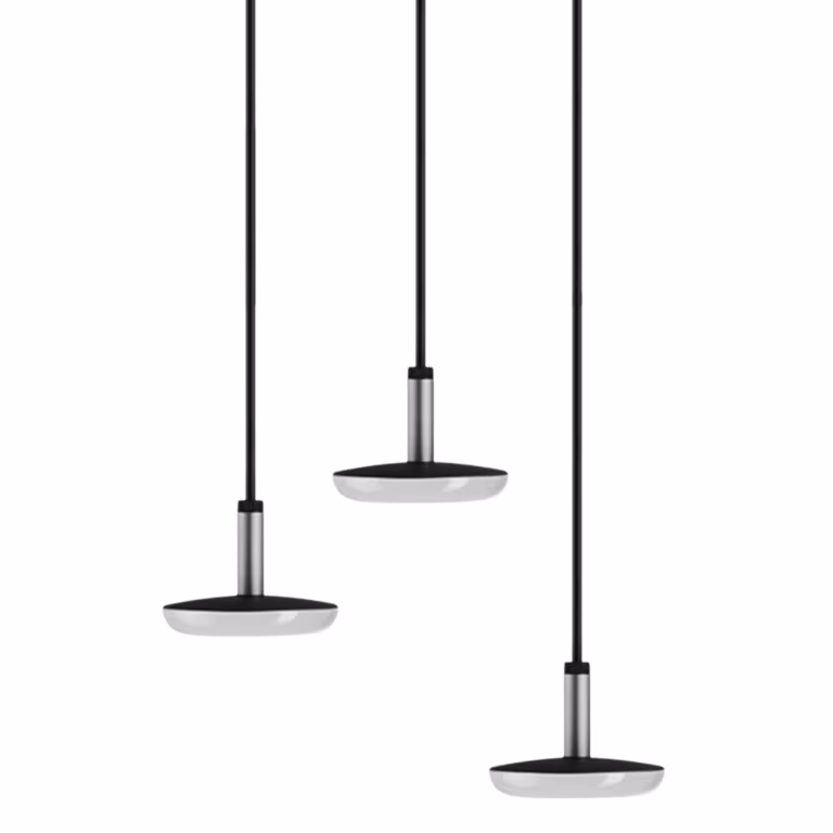 In lite Sway Pendant Triple Pearl Grey 100-230V