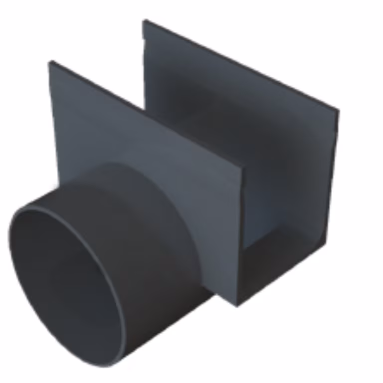 ACO Slimline Zijuitloop 80 mm