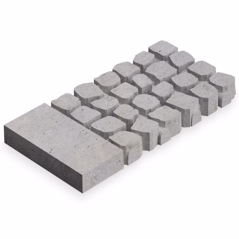 Deer C3 Cobbles Border Width Urban Grey