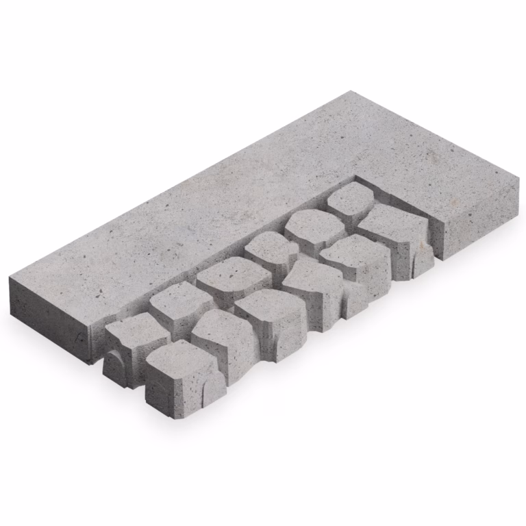 Deer C4 Cobbles Border Corner L Urban Grey