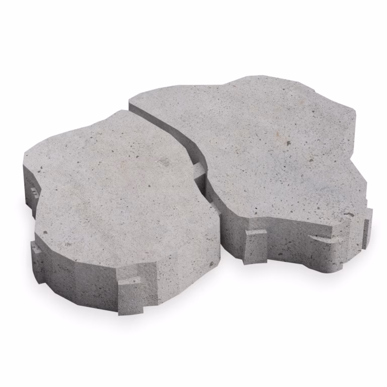 Deer CO-L Full Tile Cobbles Large Urban Grey