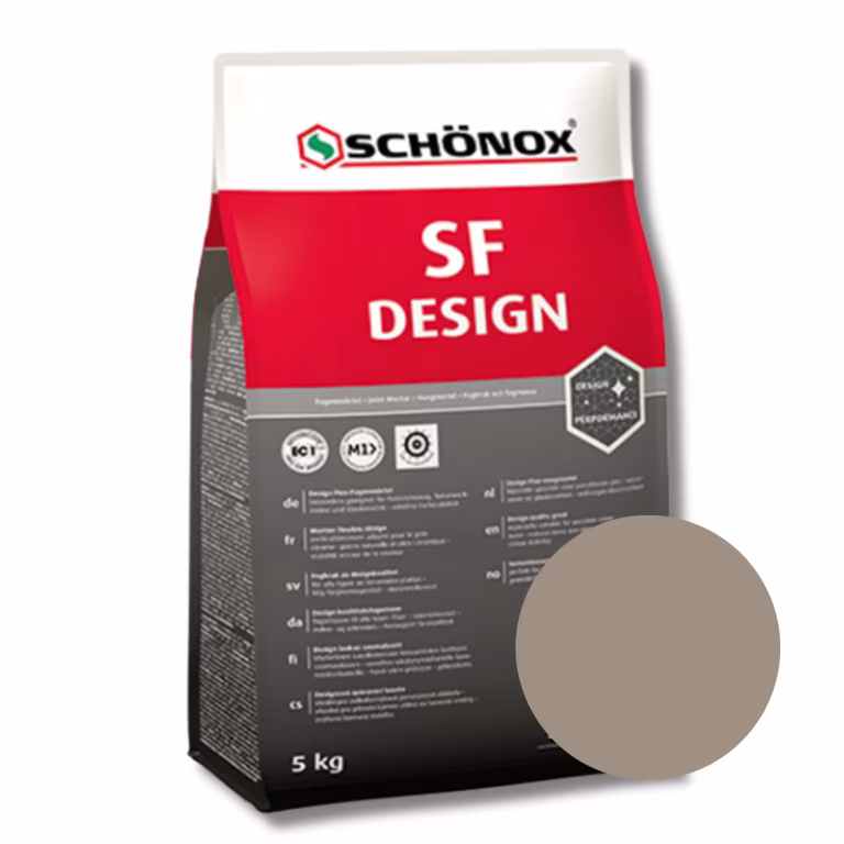 Schönox Voeg SF Design 5 KG - Zandgrijs