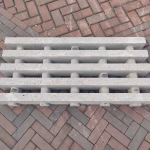 Straight Grid Deer Concrete