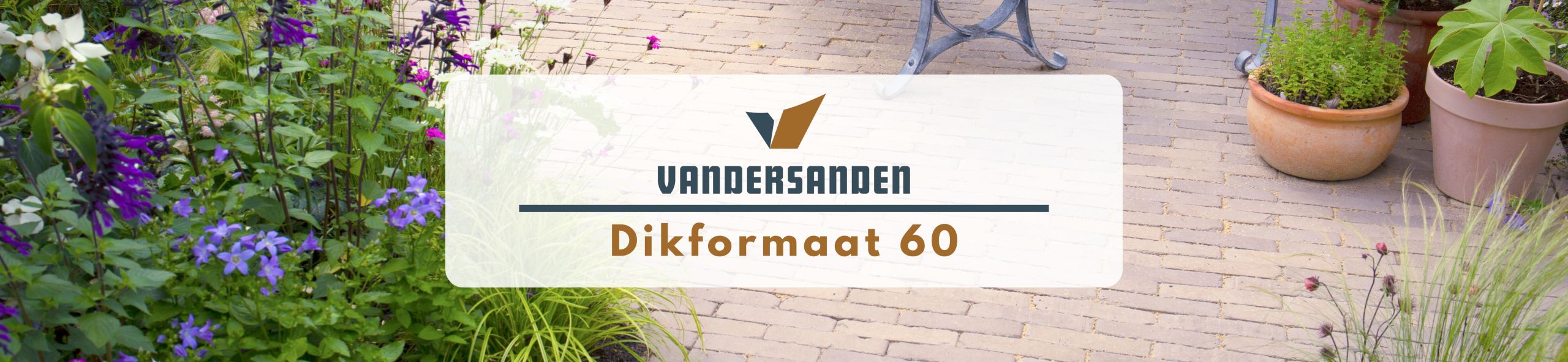 Vandersanden Dikformaat 60 Strengpers - Gromo Antica getrommeld DF60