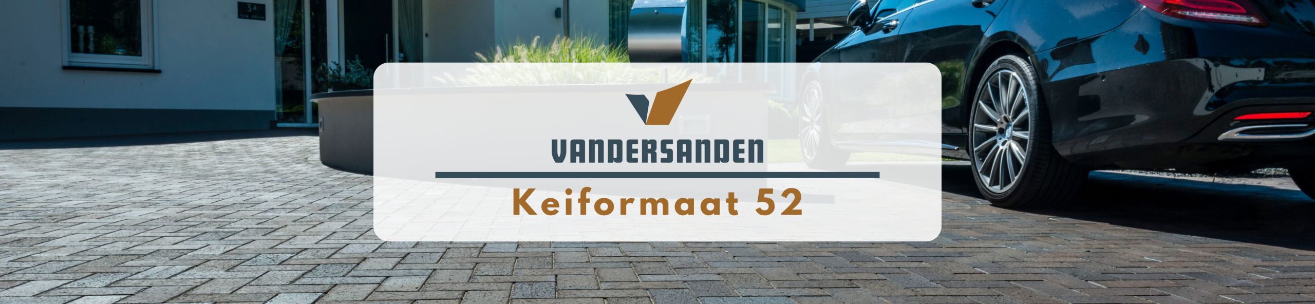 Vandersanden Keiformaat 52 Vormbak - Genova ongetrommeld Keiformaat KF52